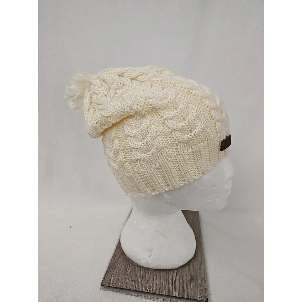 Nike Sportswear knit Pom Beanie White Cream One Size‎ Winter Cold Weather